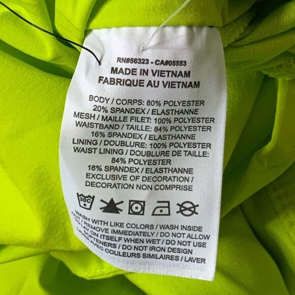 Nike Dri Fit Running Short Womens Size 2X Atomic Green Brief Lined 3" Activewear - Picture 7 of 10